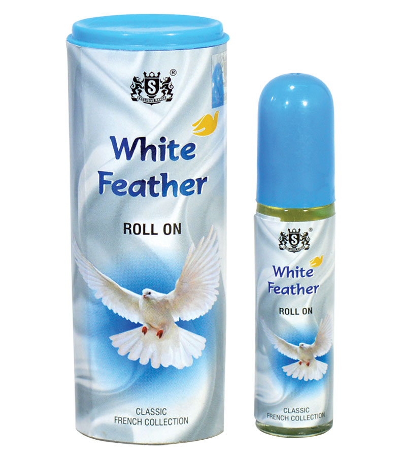 White Feather Container Rollon